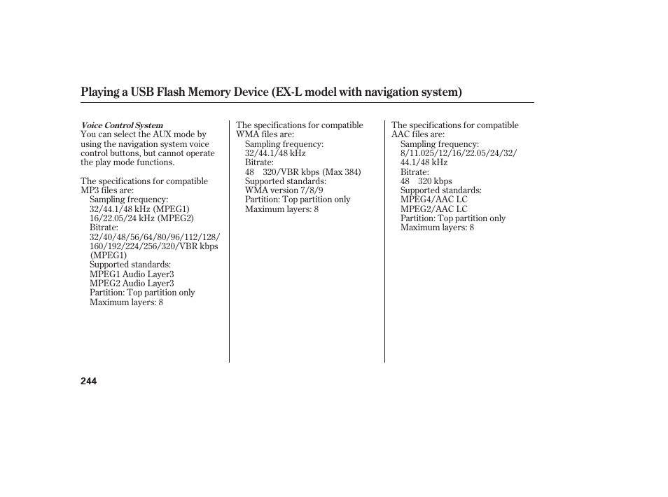 HONDA 2010 CR-V User Manual | Page 250 / 446