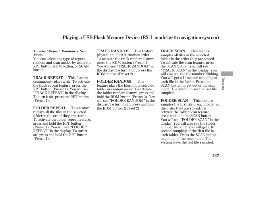HONDA 2010 CR-V User Manual | Page 253 / 446