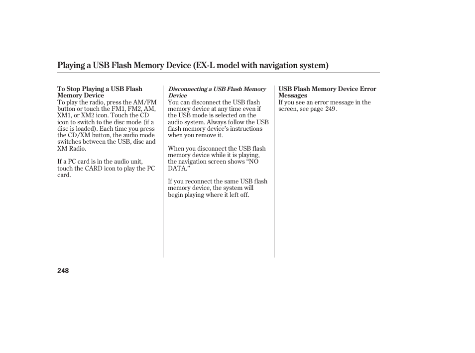 HONDA 2010 CR-V User Manual | Page 254 / 446