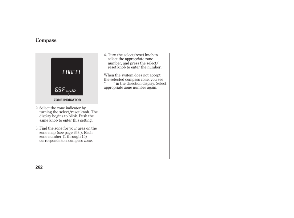 Compass | HONDA 2010 CR-V User Manual | Page 268 / 446