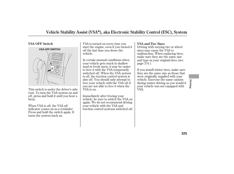 HONDA 2010 CR-V User Manual | Page 331 / 446
