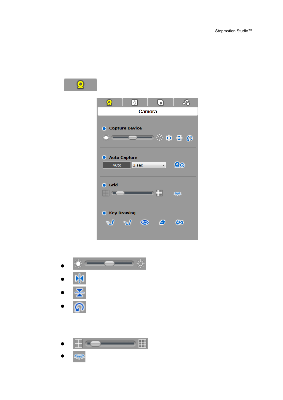 Camera setup | Honestech Stopmotion Studio 4.0 User Manual | Page 17 / 46