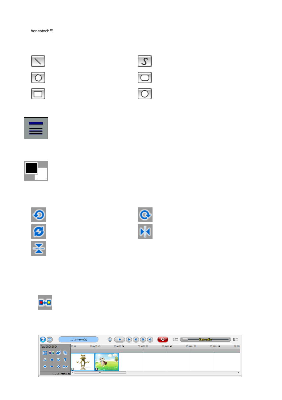 Overlay frames | Honestech Stopmotion Studio 4.0 User Manual | Page 30 / 46