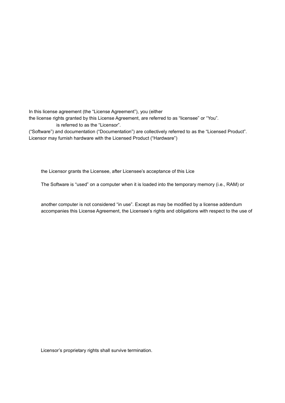 End user license agreement | Honestech VHS to DVD 2.0 Deluxe User Manual | Page 2 / 39