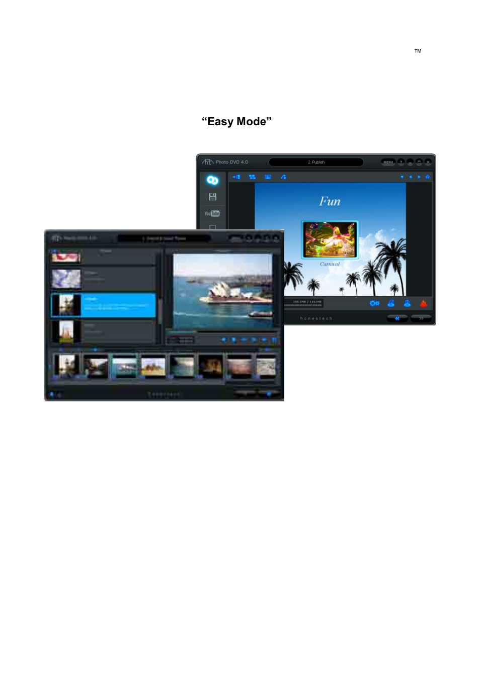 Easy mode | Honestech Photo DVD 4.0 User Manual | Page 17 / 92