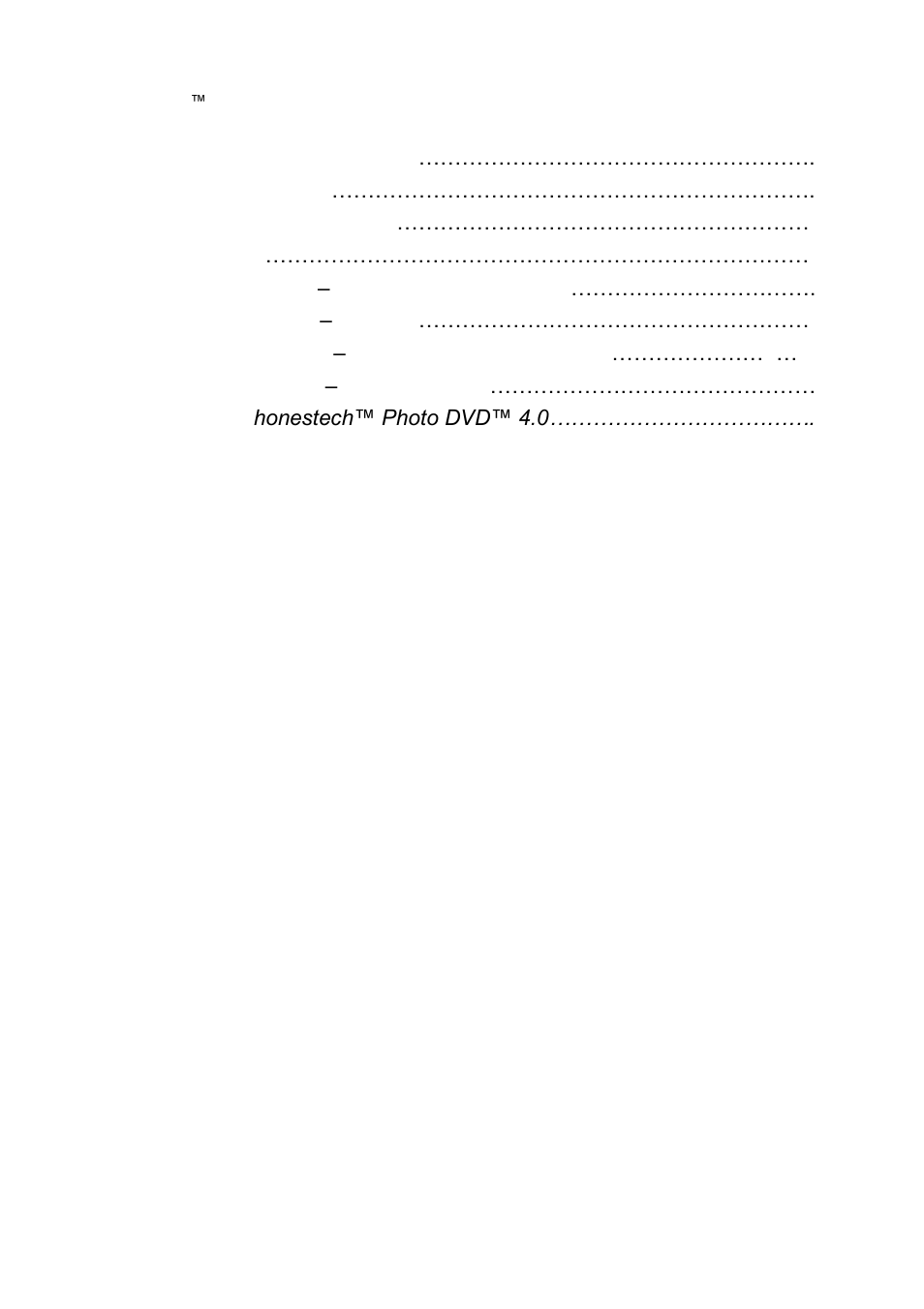 Honestech Photo DVD 4.0 User Manual | Page 6 / 92