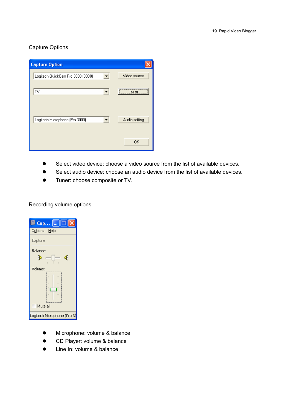 Honestech Rapid Video Blogger User Manual | Page 19 / 61