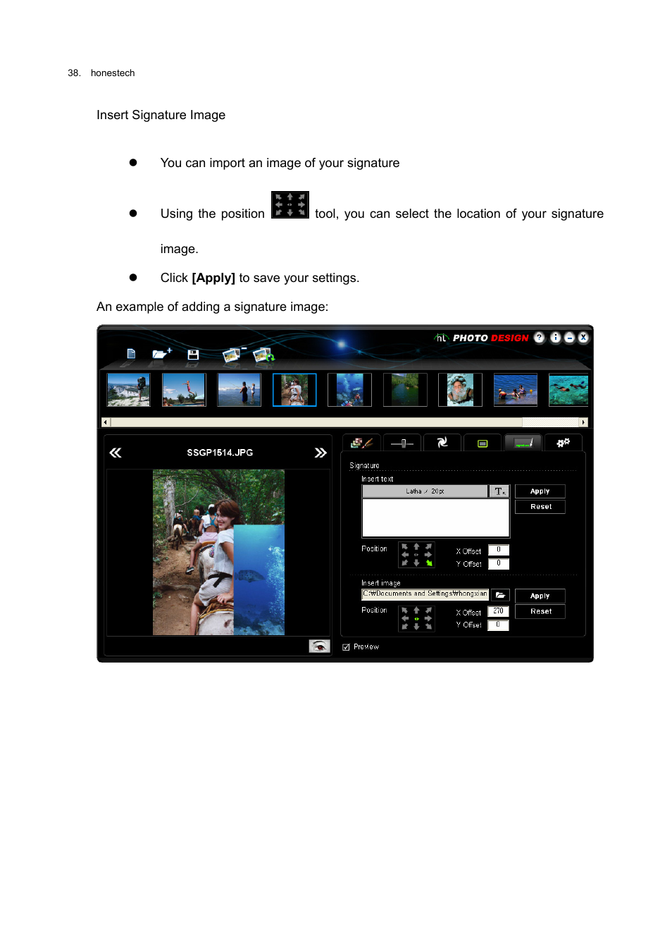 Honestech Rapid Video Blogger User Manual | Page 38 / 61