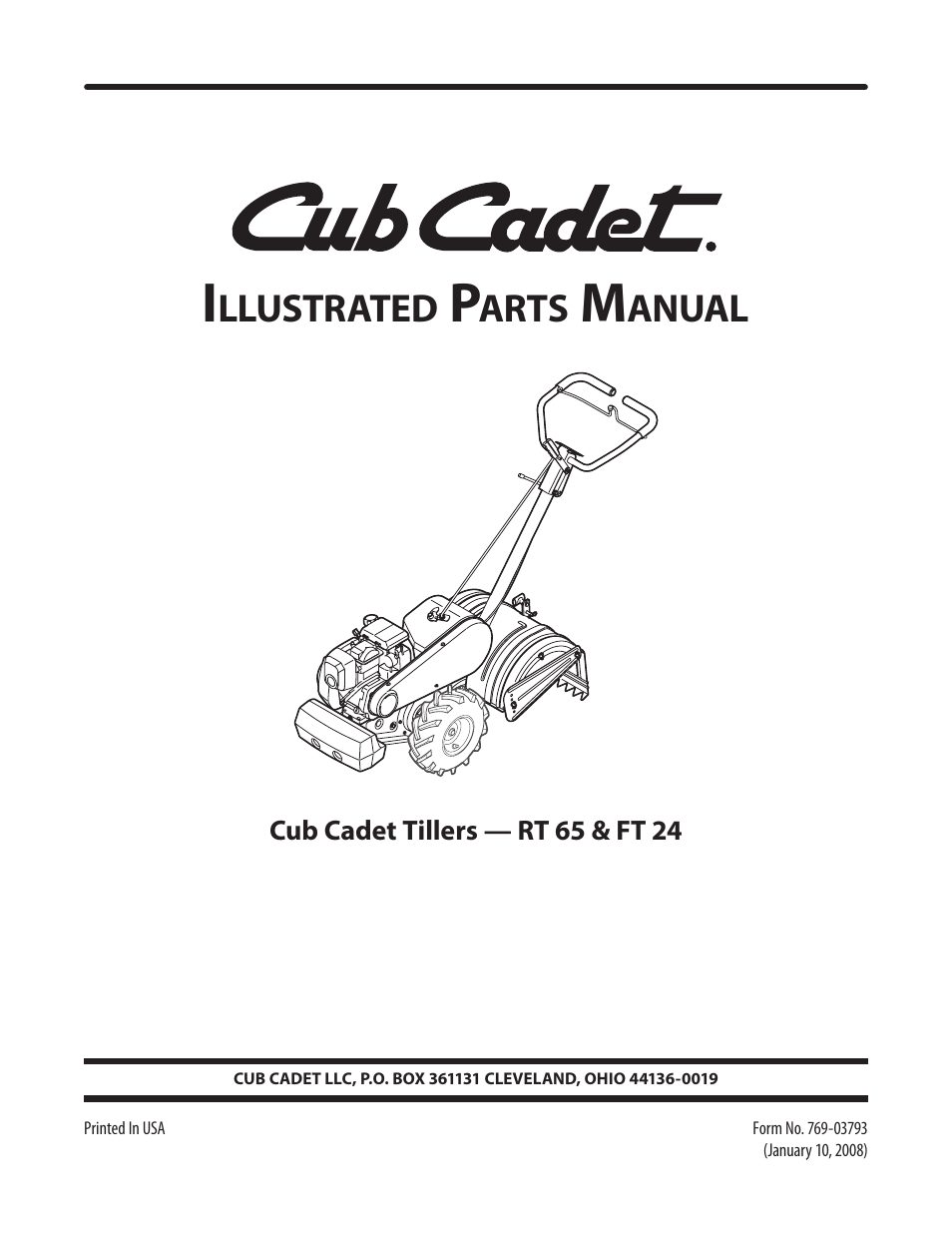 Cub Cadet FT 24 User Manual | 40 pages