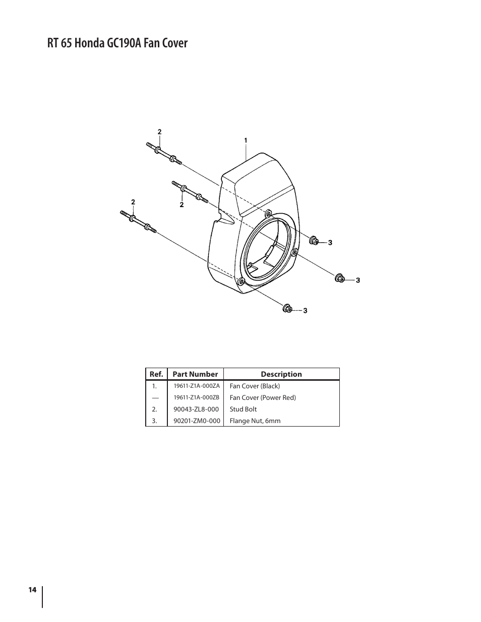 Fan cover | Cub Cadet FT 24 User Manual | Page 14 / 40