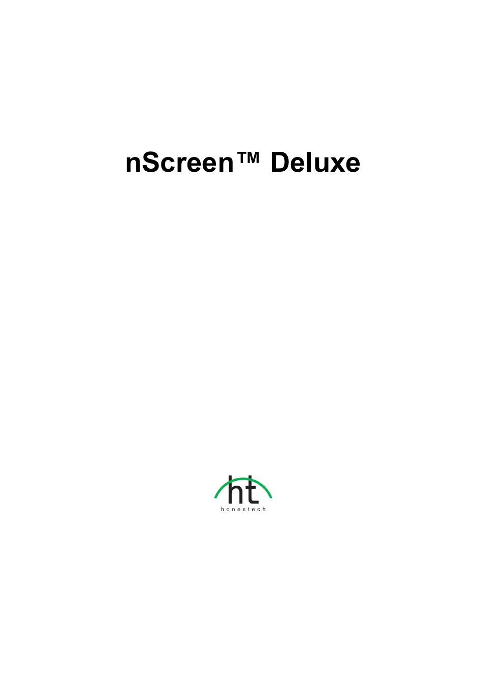 Honestech nScreen Deluxe User Manual | 43 pages