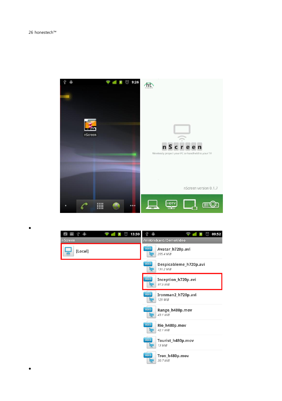 Honestech nScreen Deluxe User Manual | Page 26 / 43