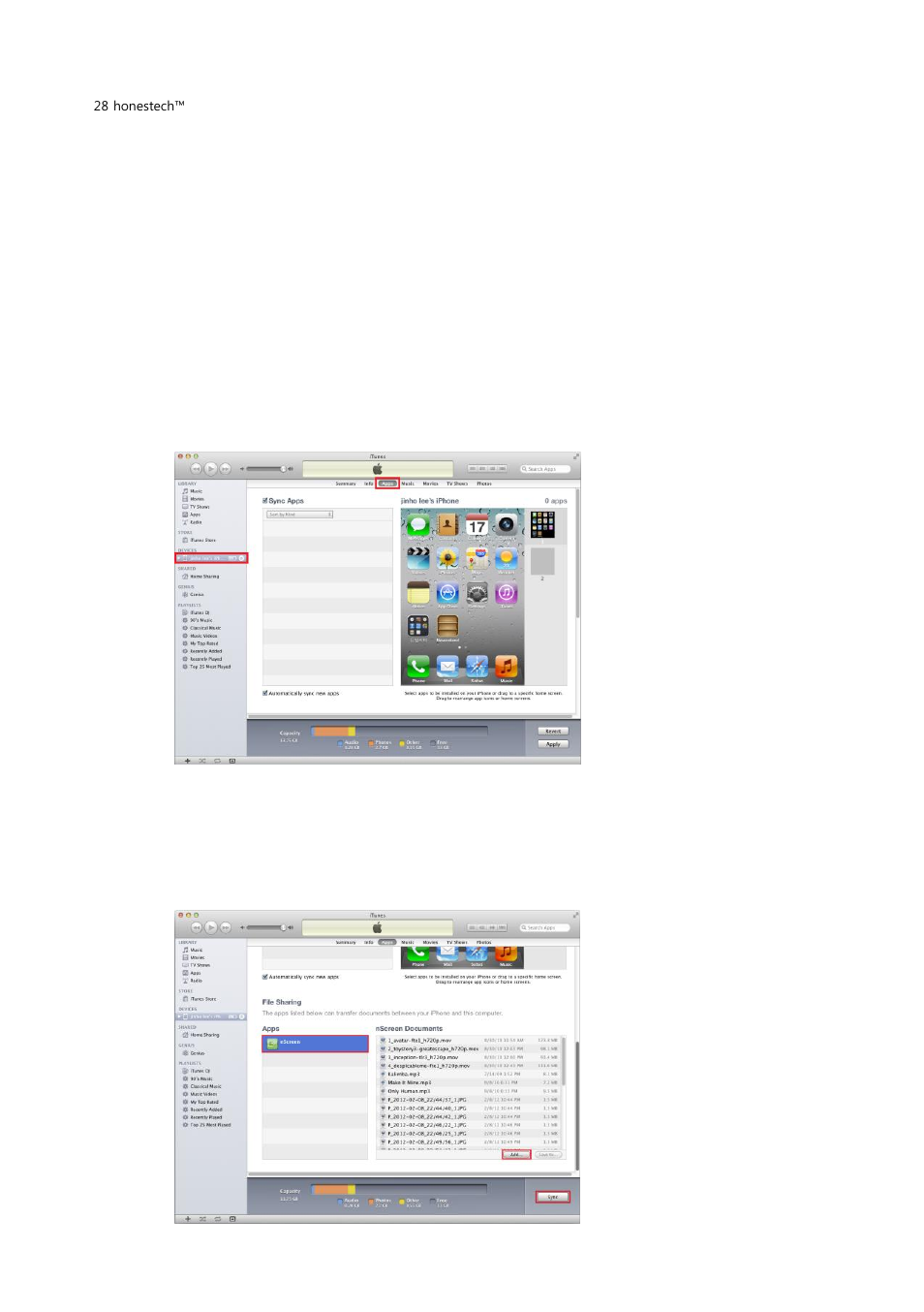 Using nscreen on iphone/ipad | Honestech nScreen Deluxe User Manual | Page 28 / 43