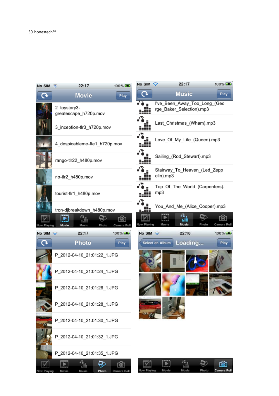 How to use the nscreen app | Honestech nScreen Deluxe User Manual | Page 30 / 43