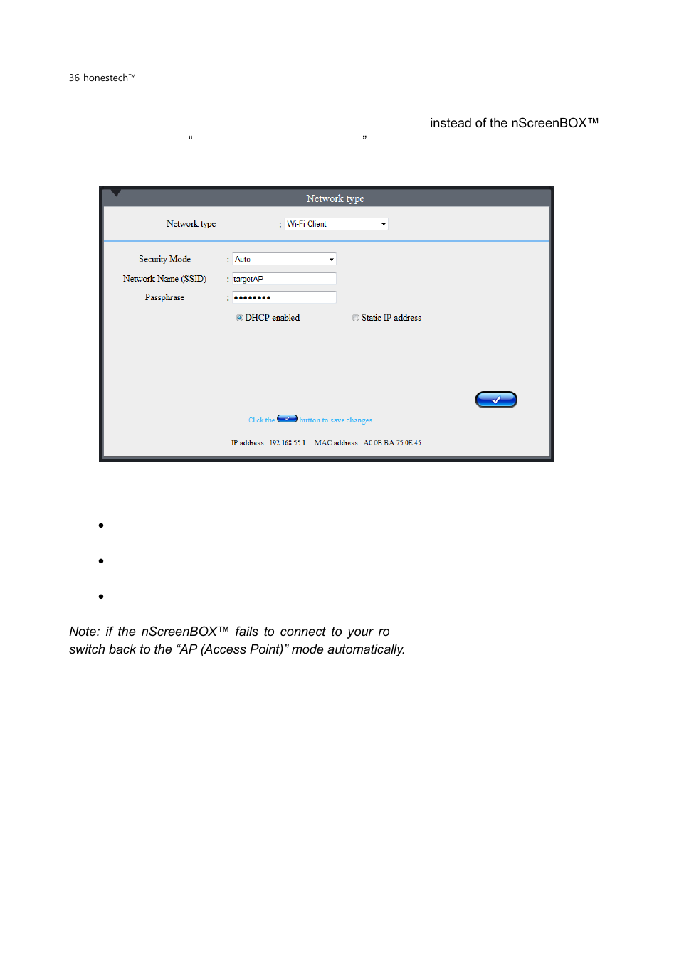 Honestech nScreen Deluxe User Manual | Page 36 / 43