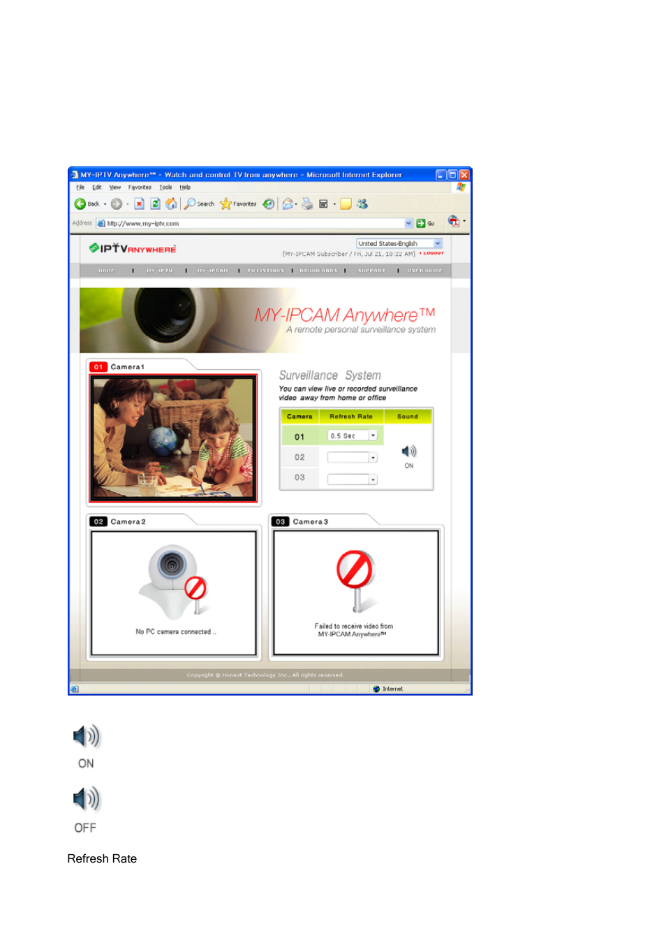 Honestech MY-IPTV&CAM Anywhere User Manual | Page 36 / 60