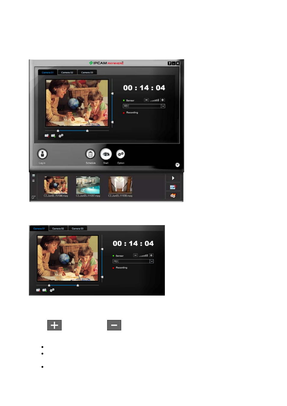 Screen layout | Honestech MY-IPTV&CAM Anywhere User Manual | Page 49 / 60