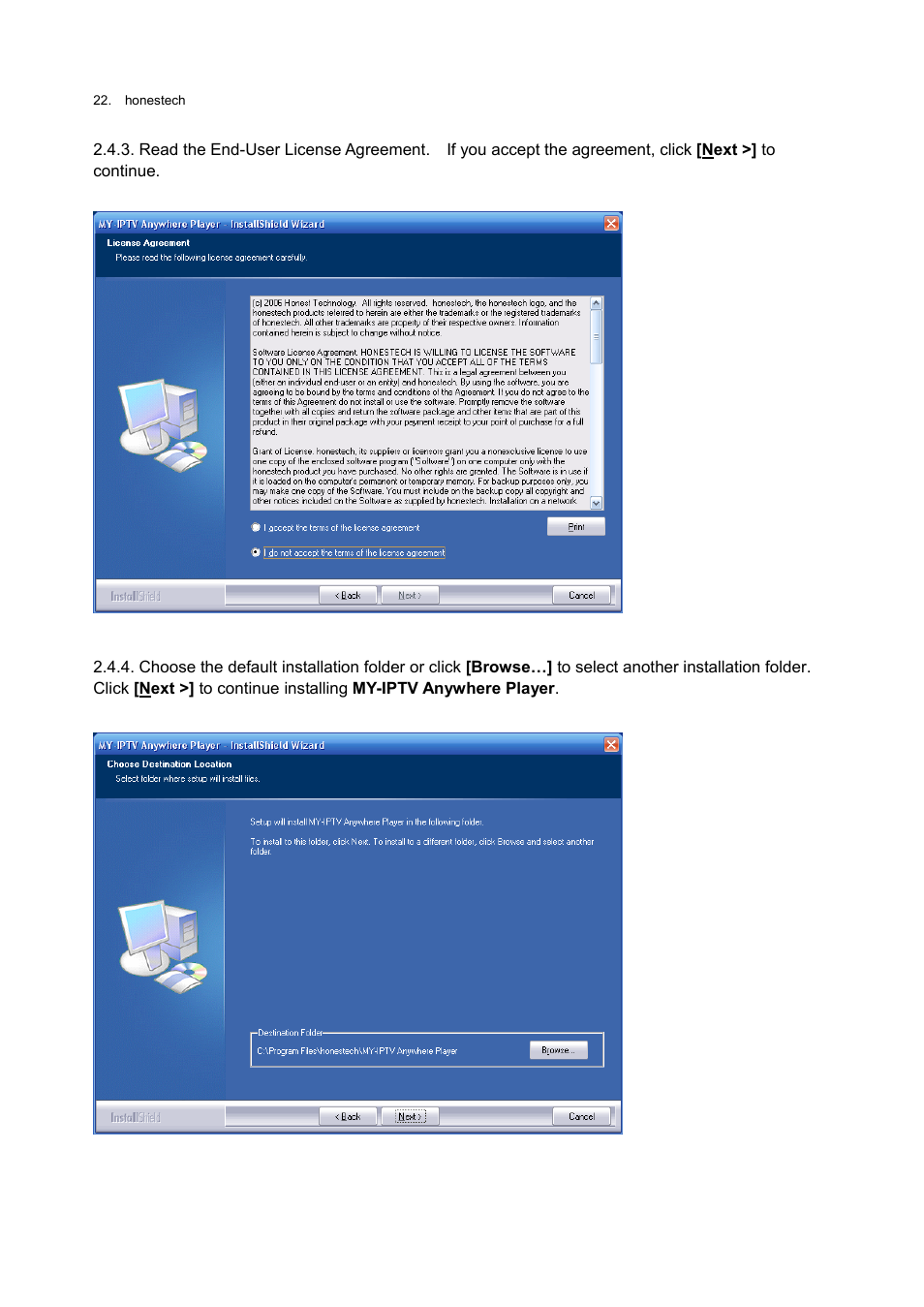 Honestech MY-IPTV Anywhere Mobile 2.0 Deluxe User Manual | Page 22 / 78