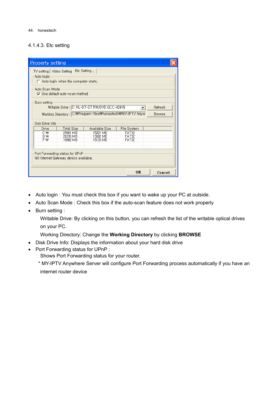 Honestech MY-IPTV Anywhere Mobile 2.0 Deluxe User Manual | Page 44 / 78