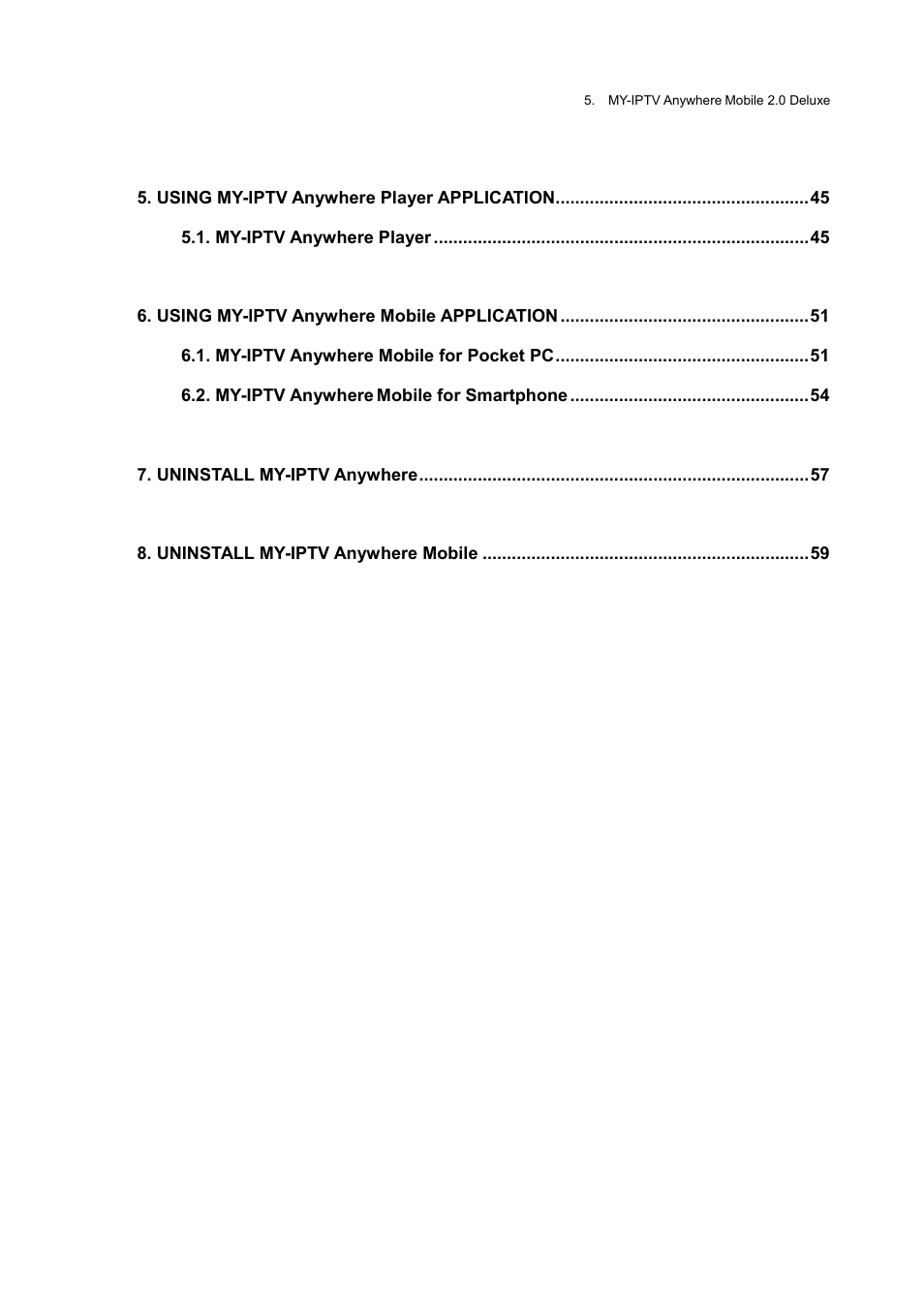 Honestech MY-IPTV Anywhere Mobile 2.0 Deluxe User Manual | Page 5 / 78