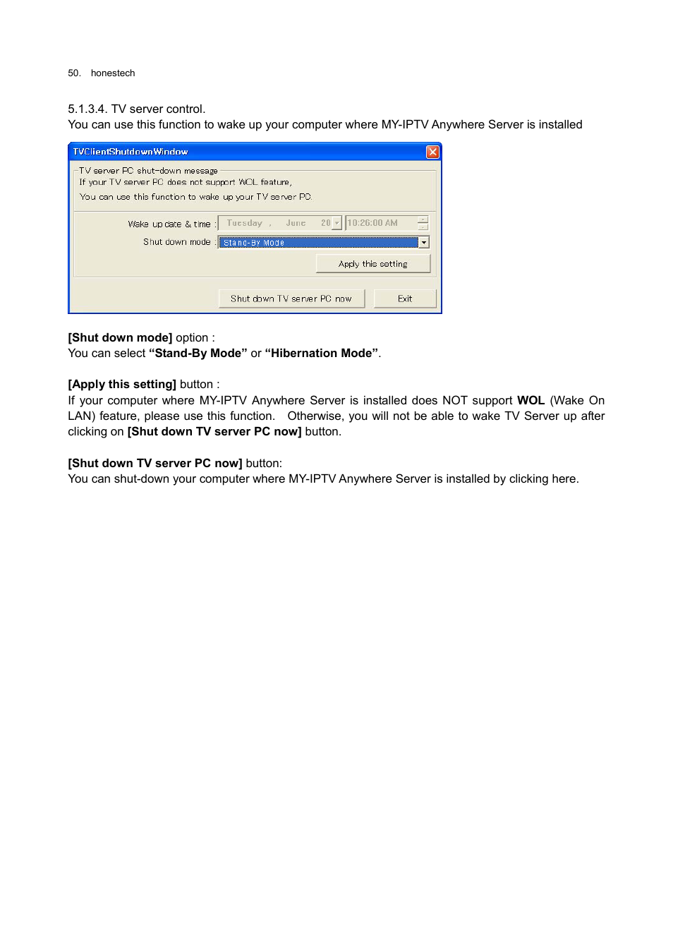 Honestech MY-IPTV Anywhere Mobile 2.0 Deluxe User Manual | Page 50 / 78