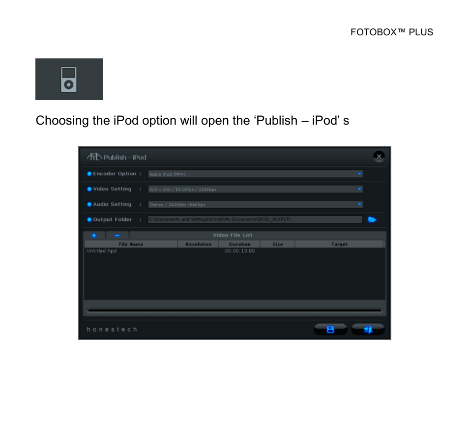 Ipod | Honestech FOTOBOX Plus User Manual | Page 119 / 138