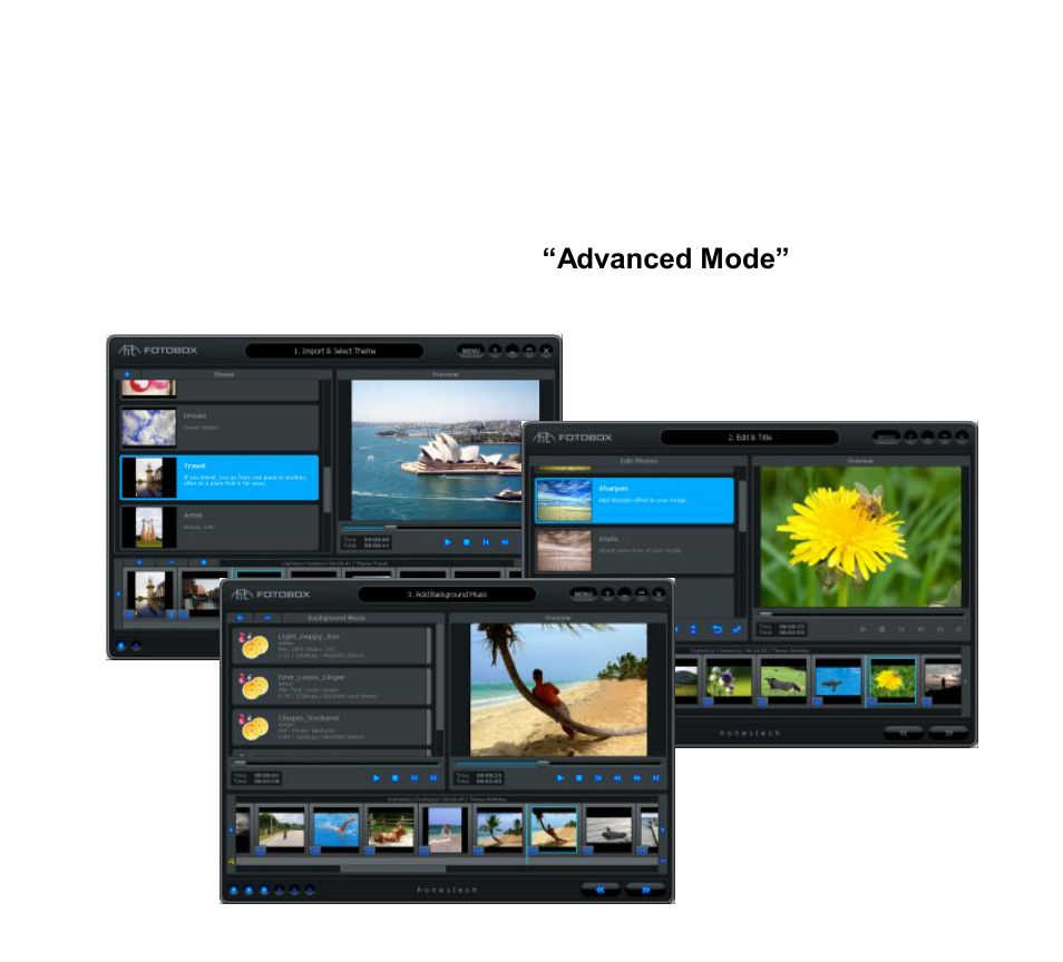 Advanced mode, Advanced mode……………………………………………………60 | Honestech FOTOBOX Plus User Manual | Page 60 / 138