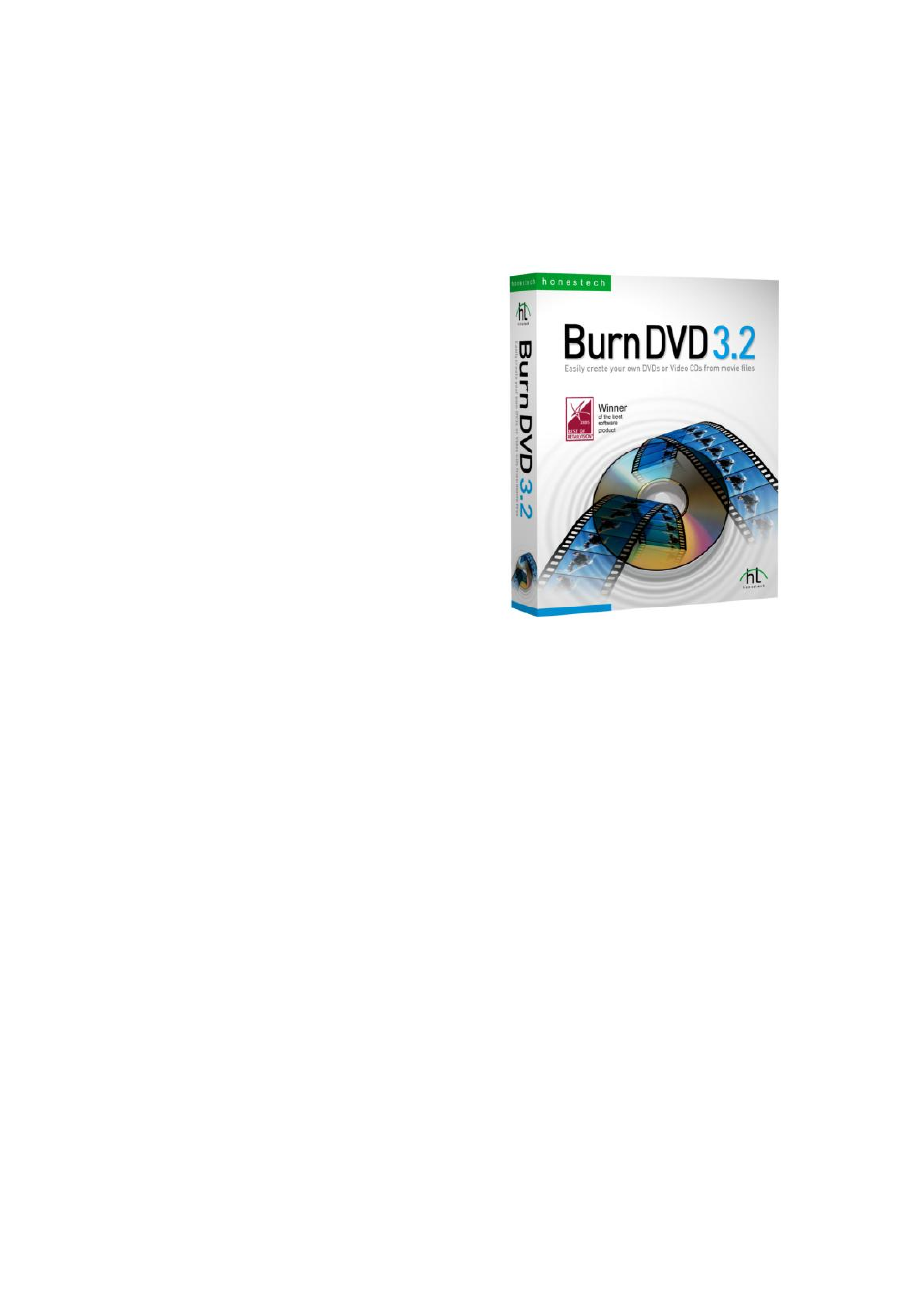 Burn dvd 3.2, Honestech | Honestech DVD Player 3.0 User Manual | Page 37 / 48