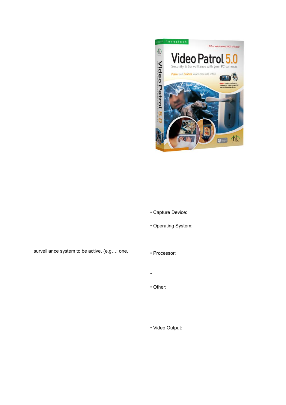 Video patrol 5.0, Honestech | Honestech DVD Player 3.0 User Manual | Page 41 / 48
