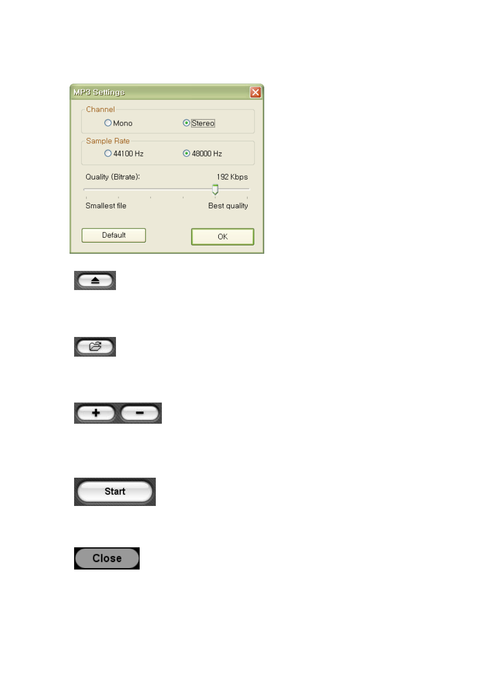 Honestech Audio Recorder 2.0 Deluxe User Manual | Page 34 / 49