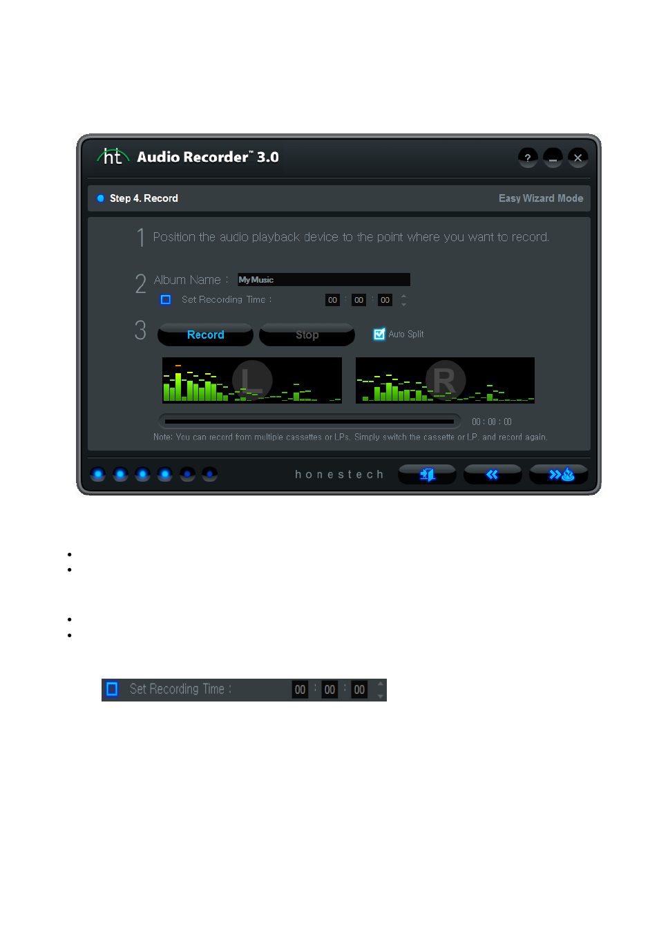 Honestech Audio Recorder 3.0 Plus User Manual | Page 19 / 43