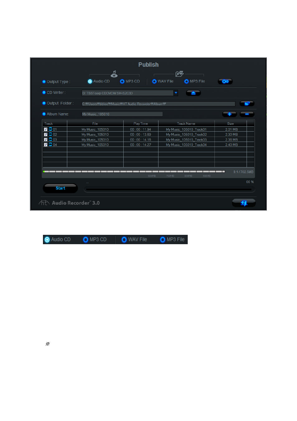 Honestech Audio Recorder 3.0 Plus User Manual | Page 36 / 43