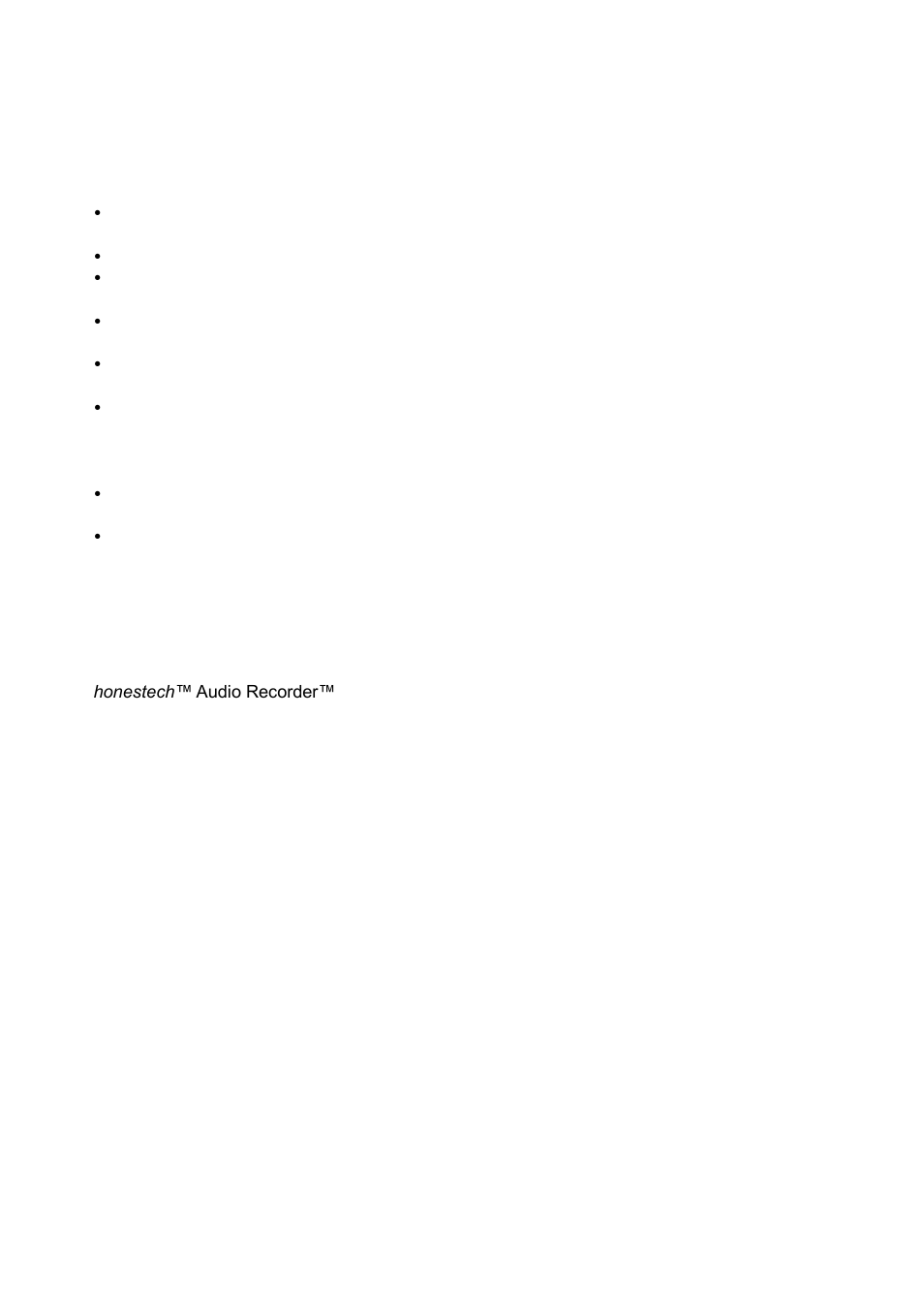 System requirements, Sorftware components | Honestech Audio Recorder 3.0 Plus User Manual | Page 6 / 43