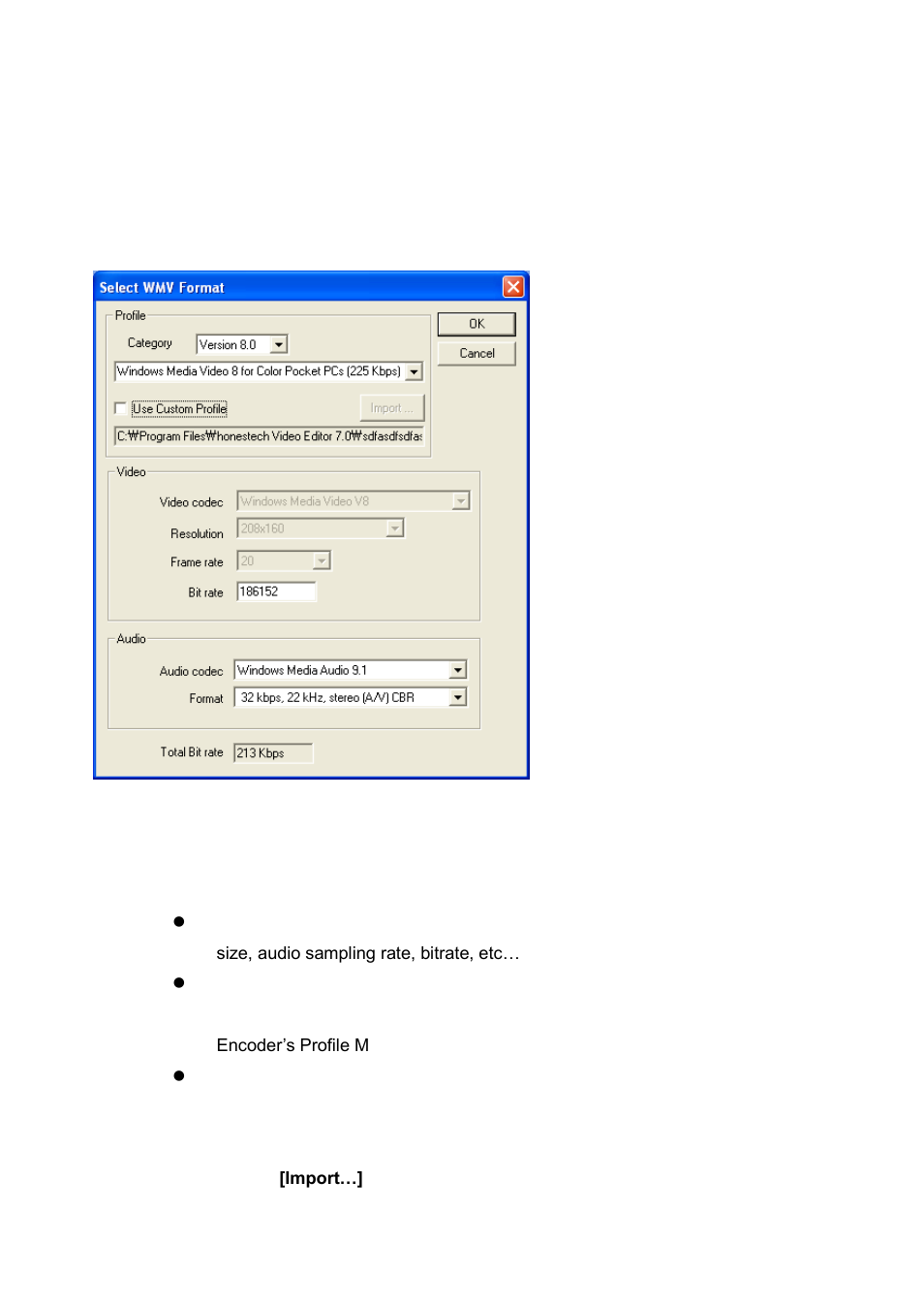 Create output in windows media (wmv) format | Honestech Claymation Studio User Manual | Page 43 / 64
