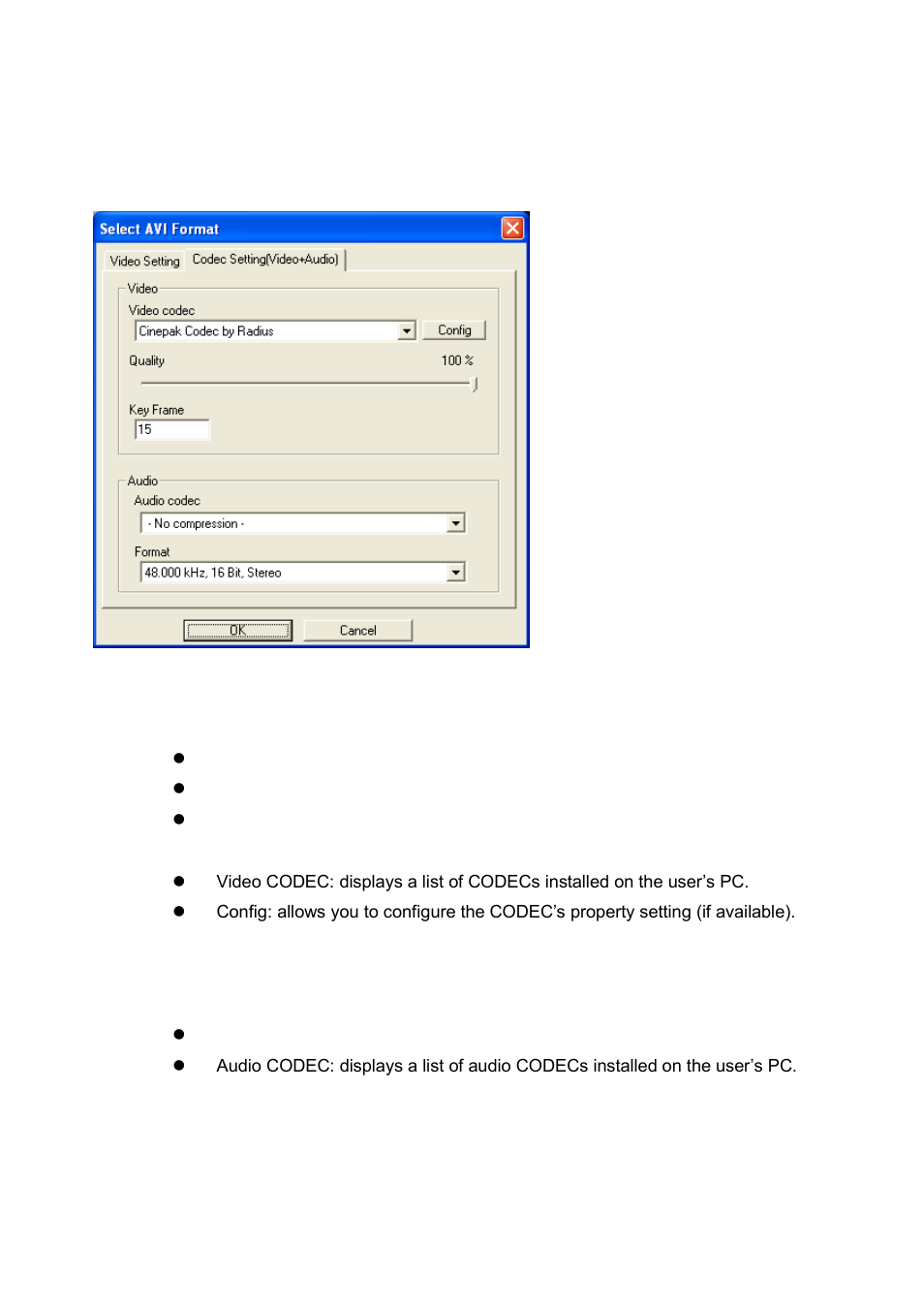 Create output in avi format | Honestech Claymation Studio User Manual | Page 45 / 64