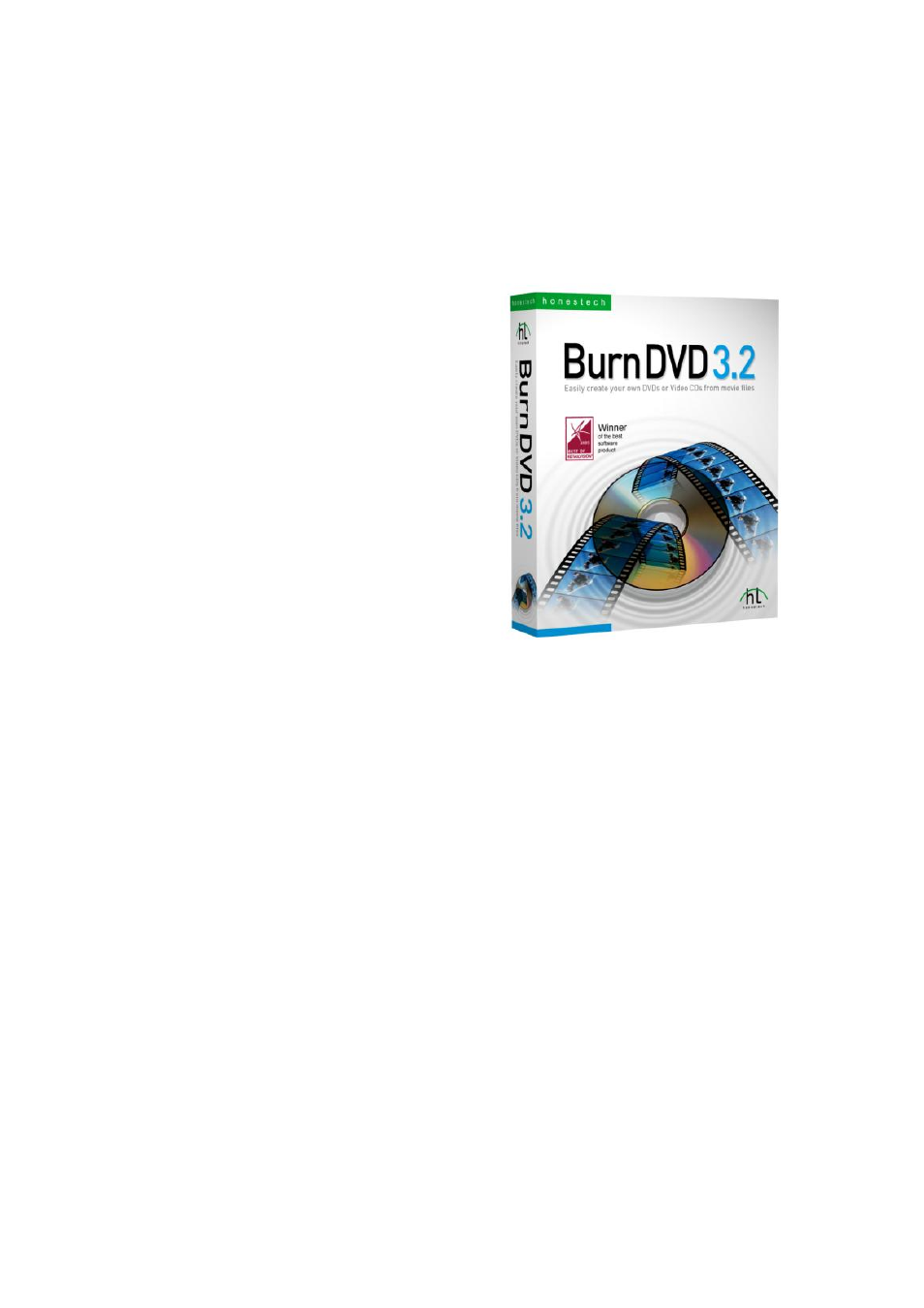 Burn dvd 3.2, Honestech | Honestech Claymation Studio User Manual | Page 53 / 64