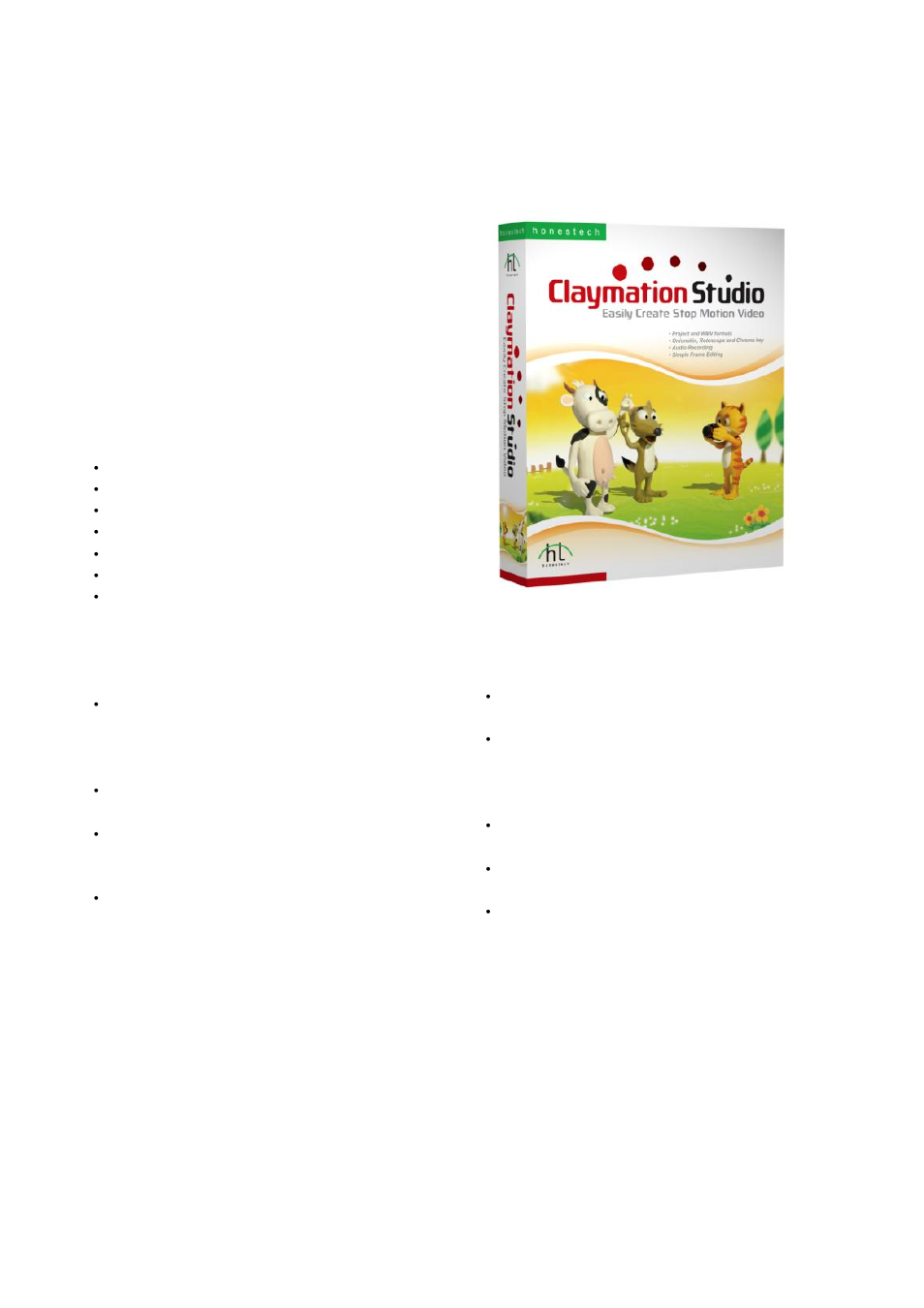 Claymation studio, Honestech | Honestech Claymation Studio User Manual | Page 62 / 64