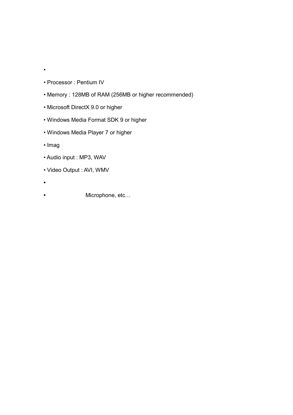 Minimum system requirements | Honestech Claymation Studio User Manual | Page 8 / 64