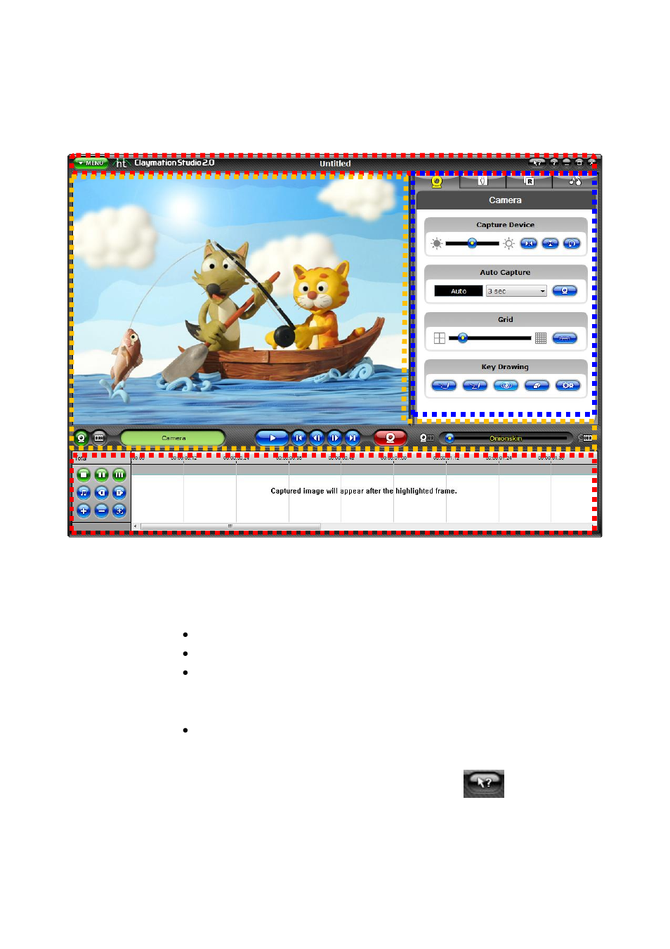Program interface, Menu | Honestech Claymation Studio 2.0 User Manual | Page 14 / 56
