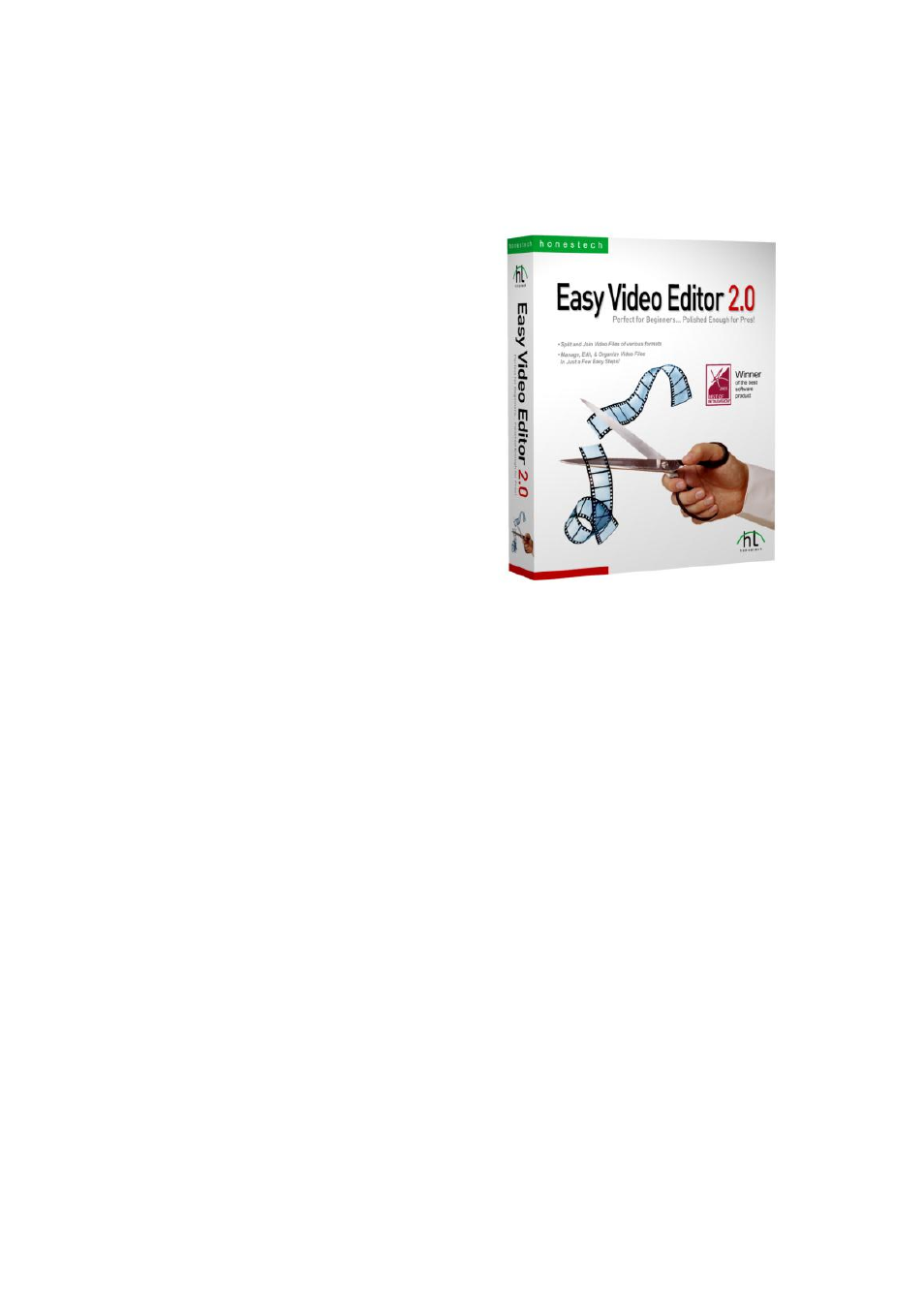 Easy video editor 2.0, Honestech | Honestech Claymation Studio 2.0 User Manual | Page 53 / 56