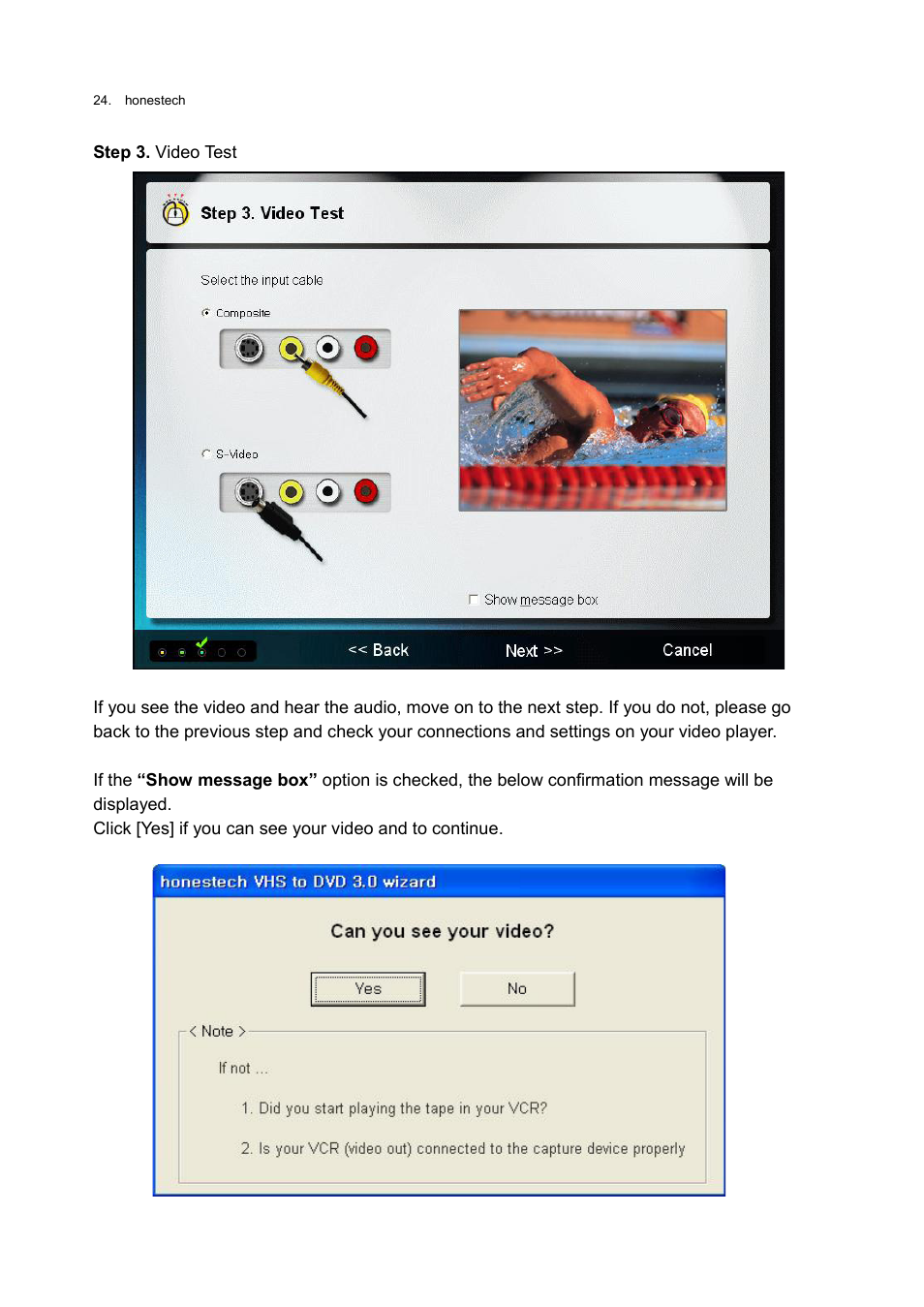 Honestech VHS to DVD 3.0 Deluxe User Manual | Page 24 / 83