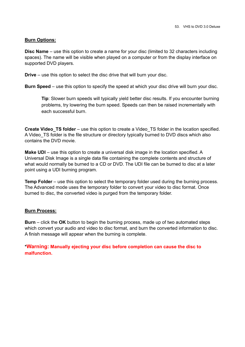 Honestech VHS to DVD 3.0 Deluxe User Manual | Page 53 / 83