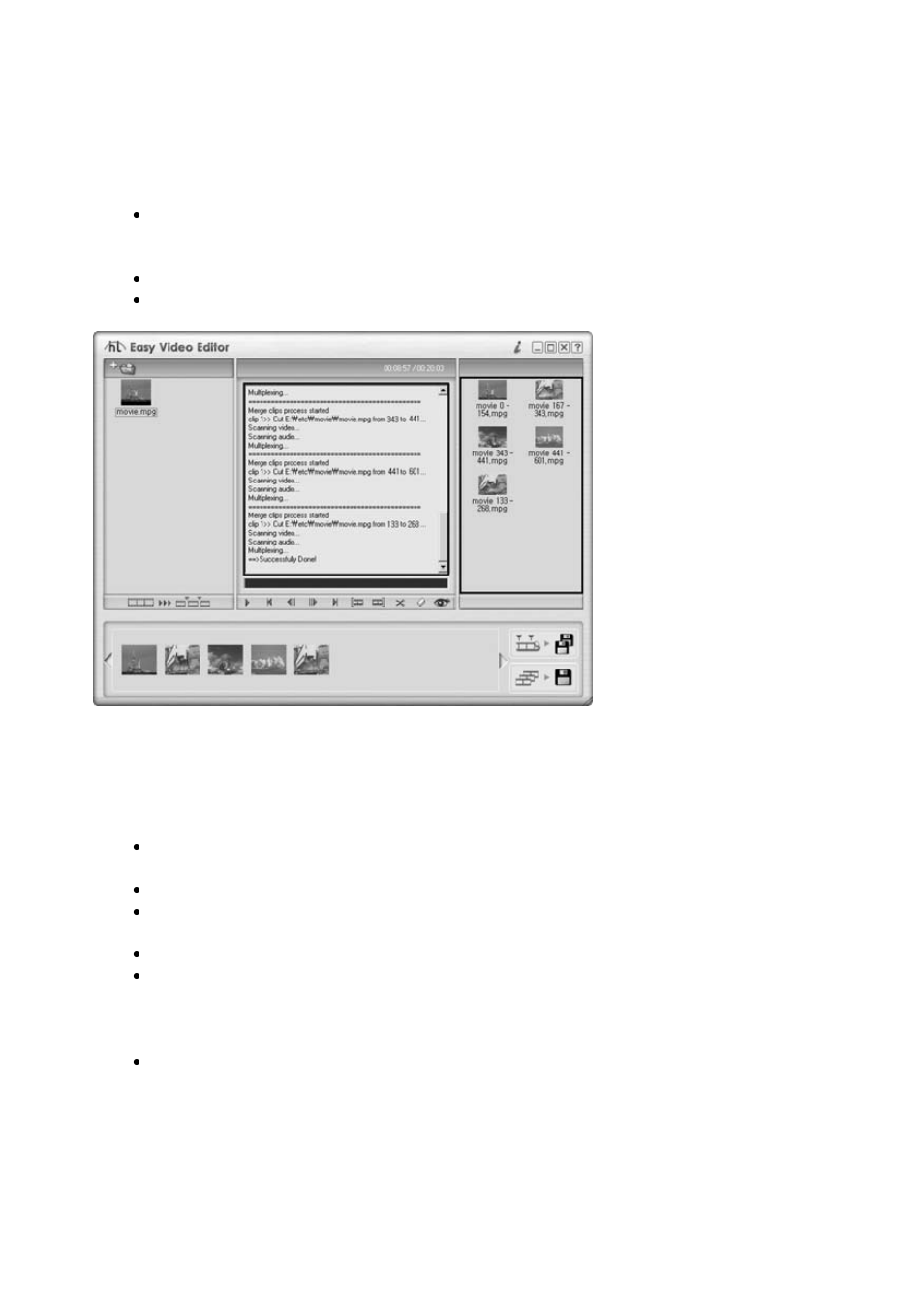 Step 9 (save information and output window), Usage | Honestech Easy Video Editor 2.0 User Manual | Page 21 / 36