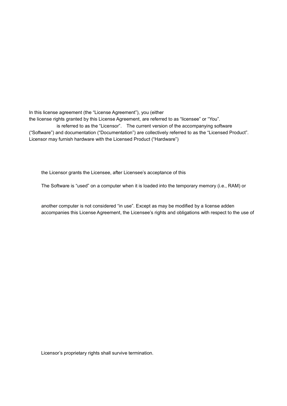 End user license agreement | Honestech Easy Video Editor 3.0 User Manual | Page 2 / 43