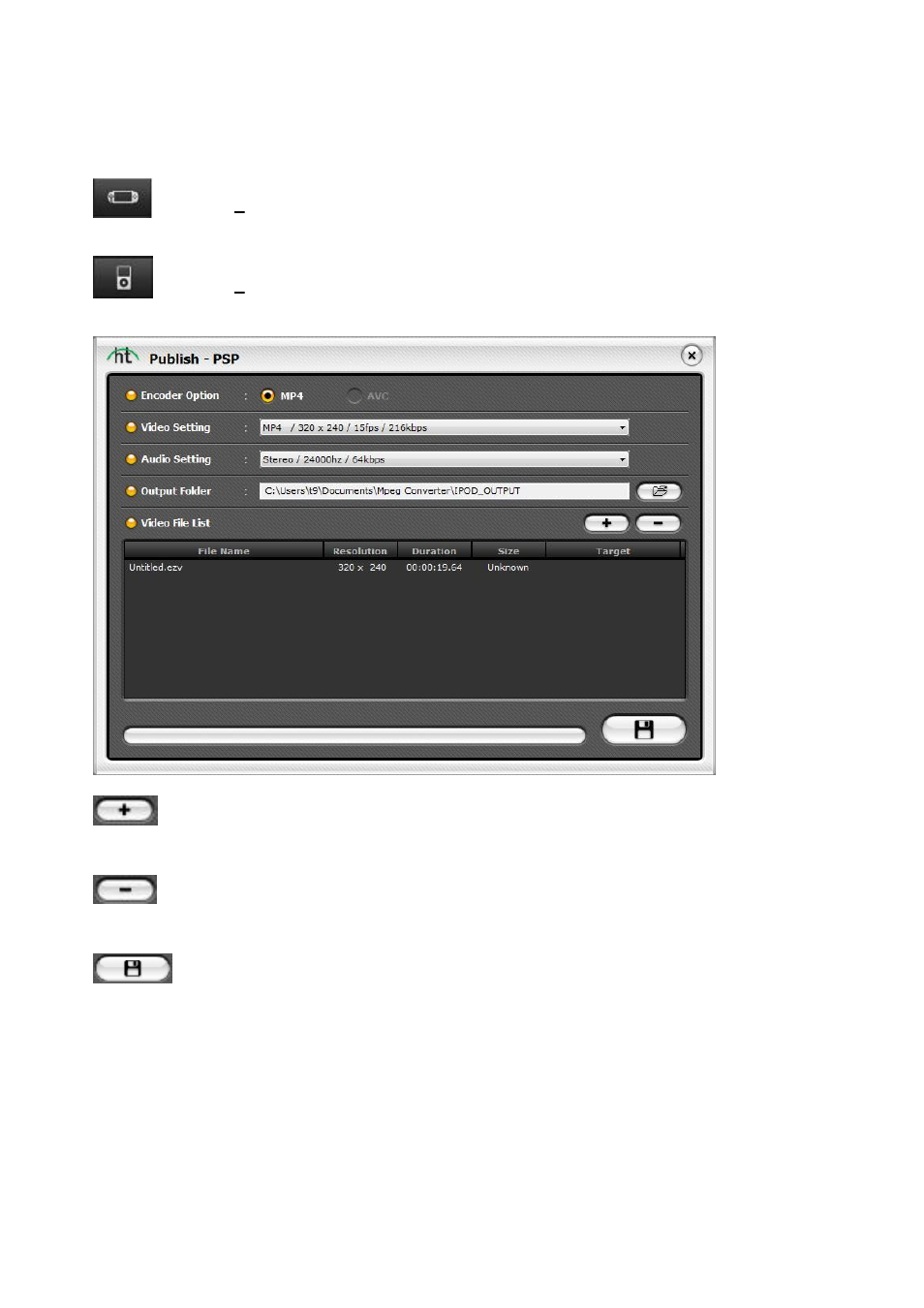 4 convert video for ipod/psp | Honestech Easy Video Editor 3.0 User Manual | Page 32 / 43
