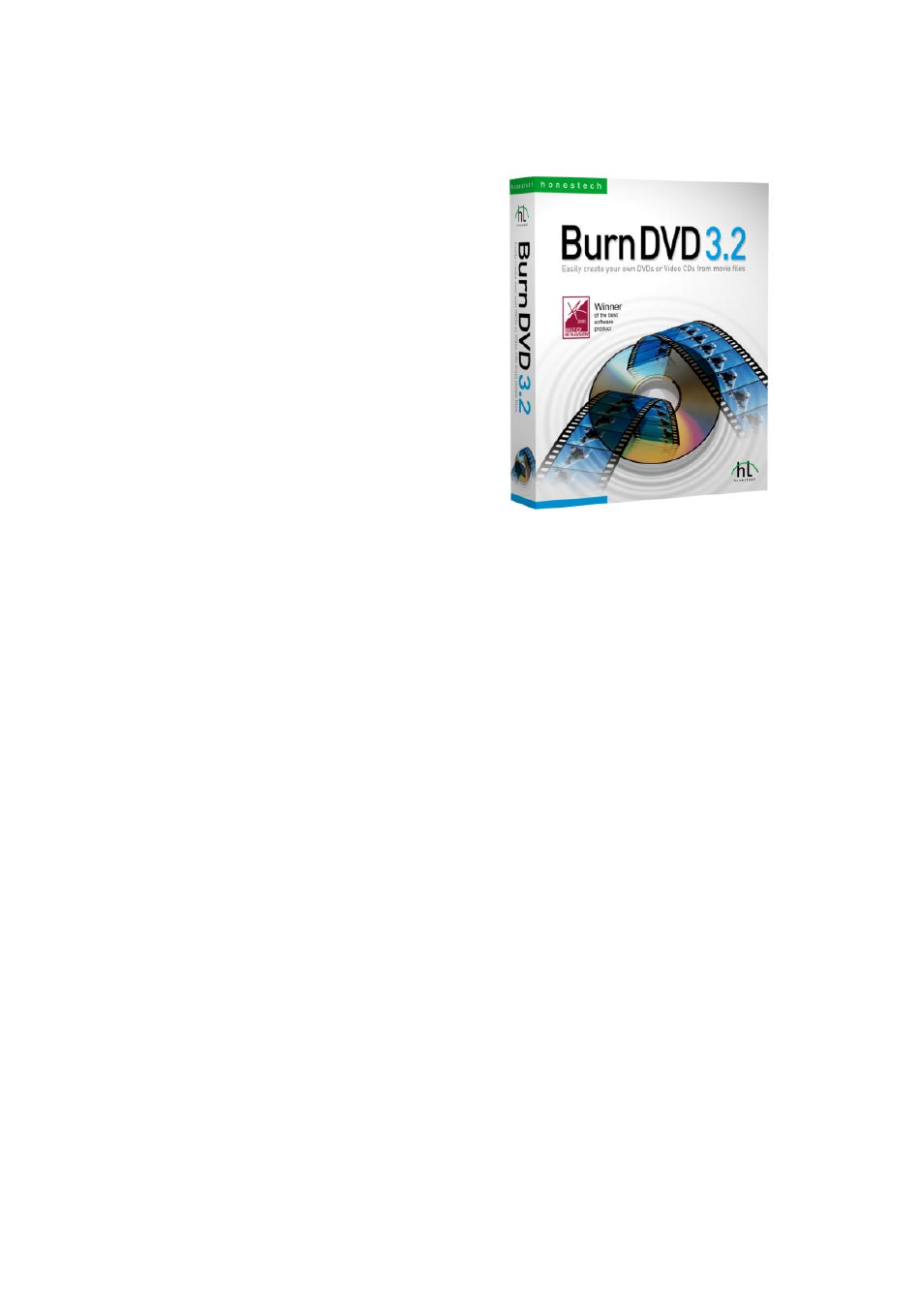 Burn dvd 3.2, Honestech | Honestech Easy Video Editor 3.0 User Manual | Page 40 / 43