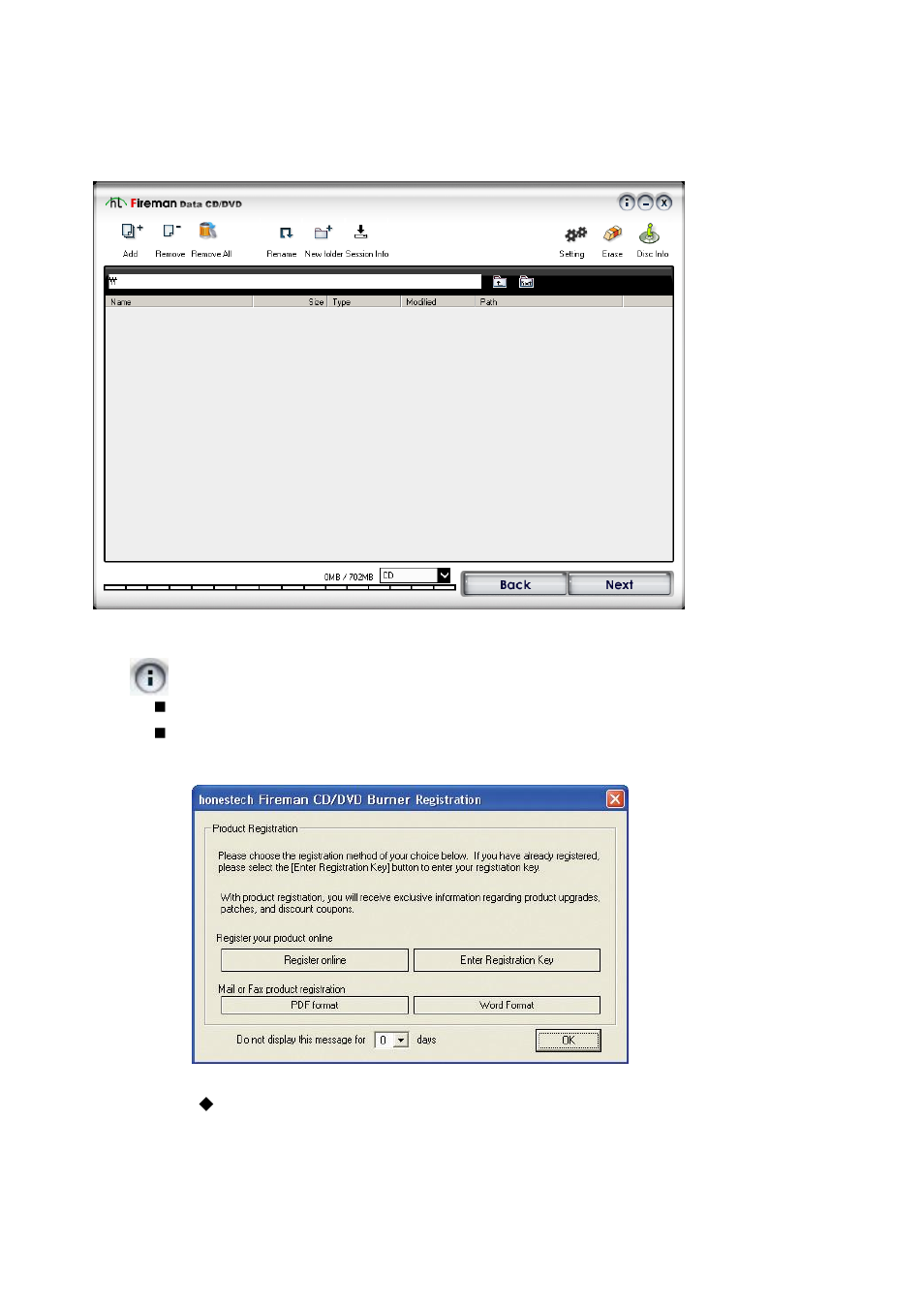 How to use honestech fireman cd/dvd burner 3.0 | Honestech Fireman CD/DVD Burner 3.0 User Manual | Page 15 / 115