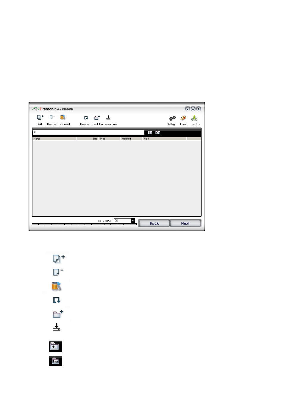 How to burn data files onto cd/dvd, Creating data cd/dvd | Honestech Fireman CD/DVD Burner 3.0 User Manual | Page 19 / 115