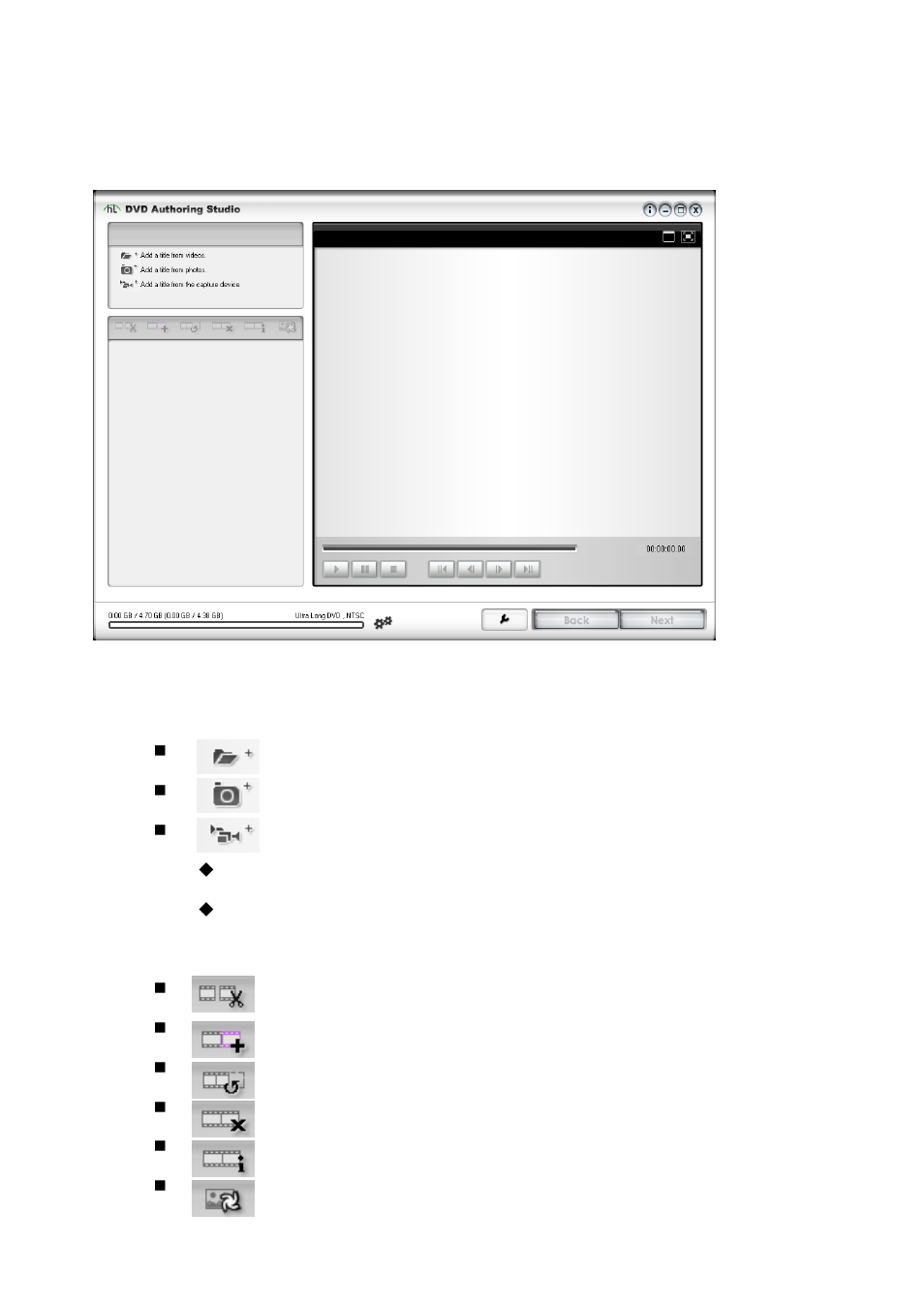 Adding a title | Honestech Fireman CD/DVD Burner 3.0 User Manual | Page 62 / 115