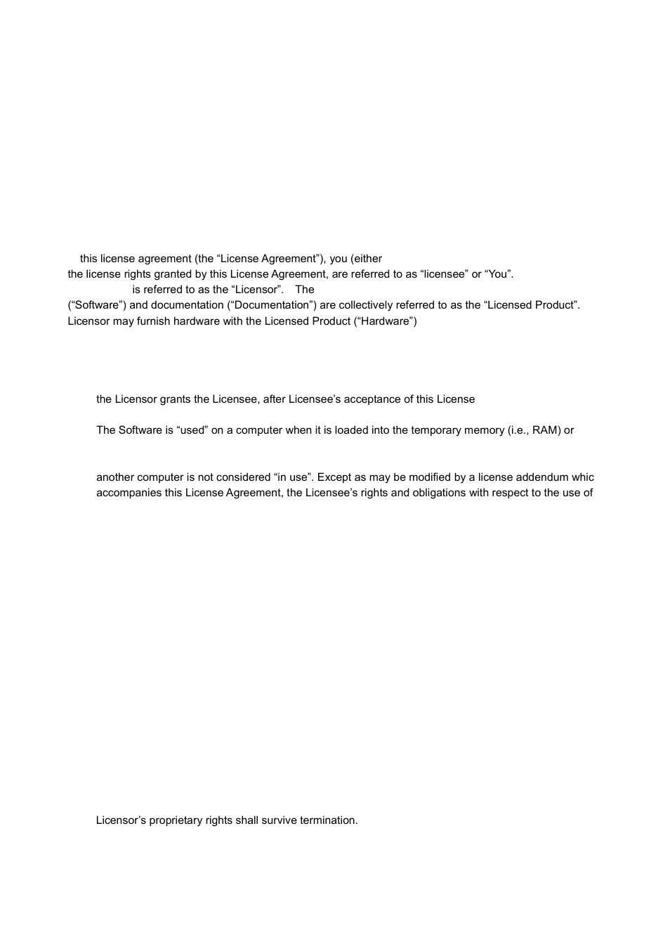 End user license agreement | Honestech VHS to DVD Plus User Manual | Page 2 / 78
